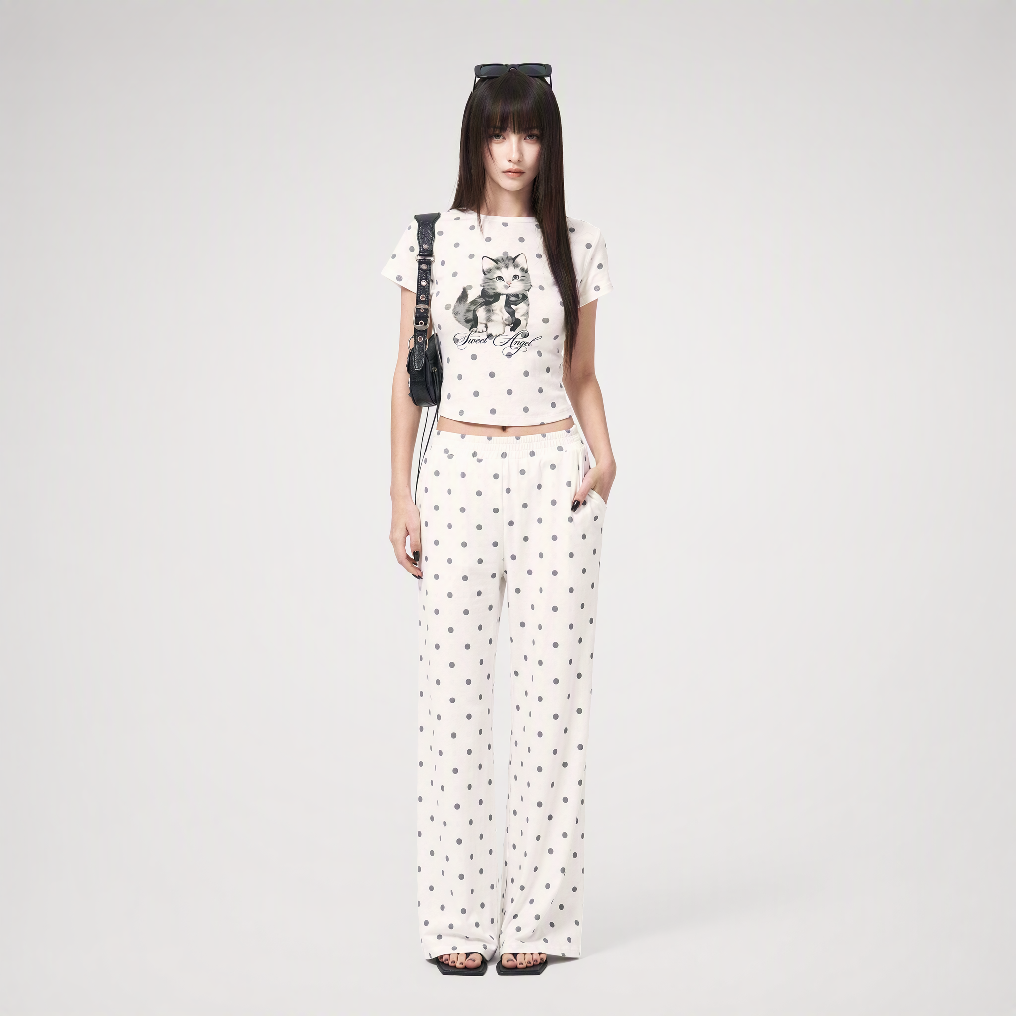 Polka Dot Knit Set