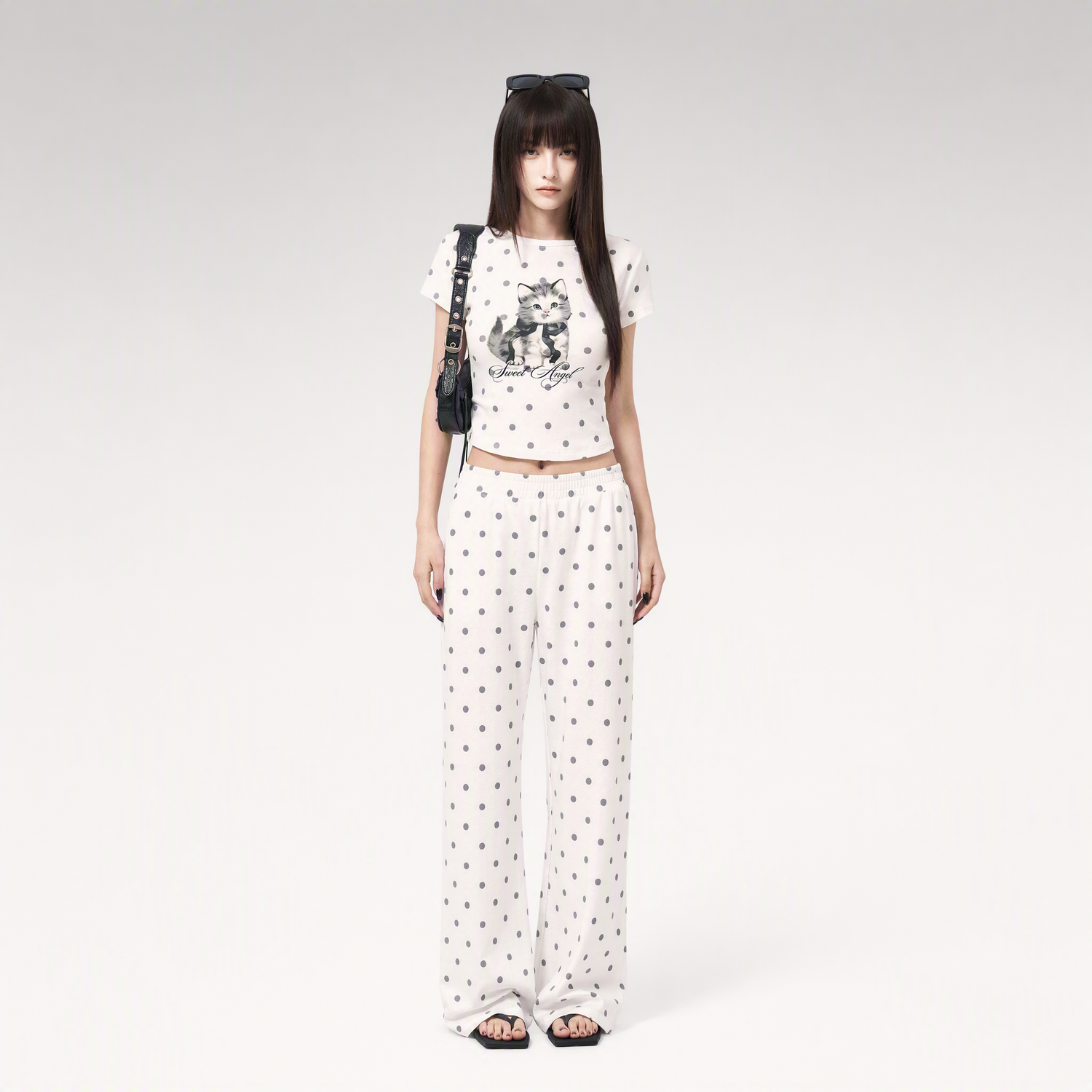Polka Dot Knit Set