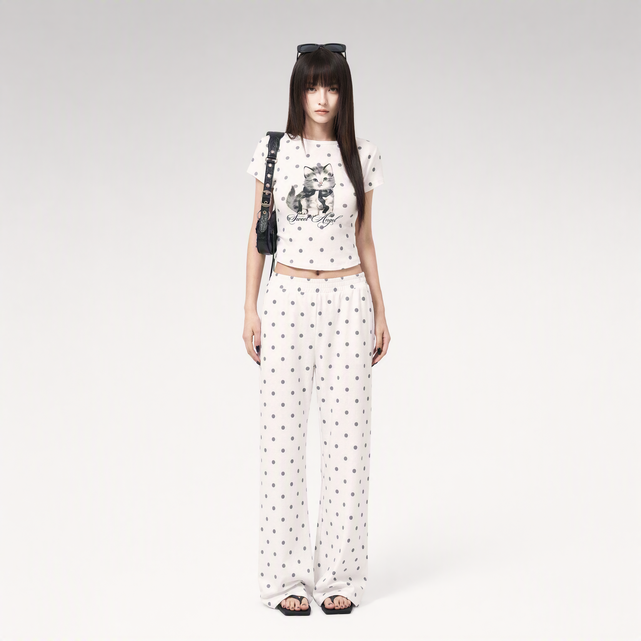 Polka Dot Knit Set