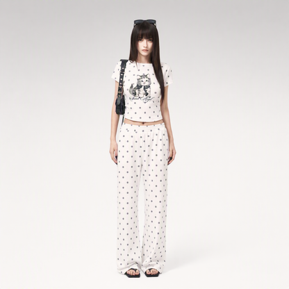 Polka Dot Knit Set