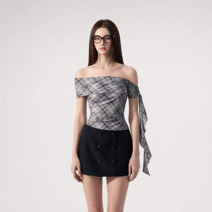 Grid Asymmetrical Cami