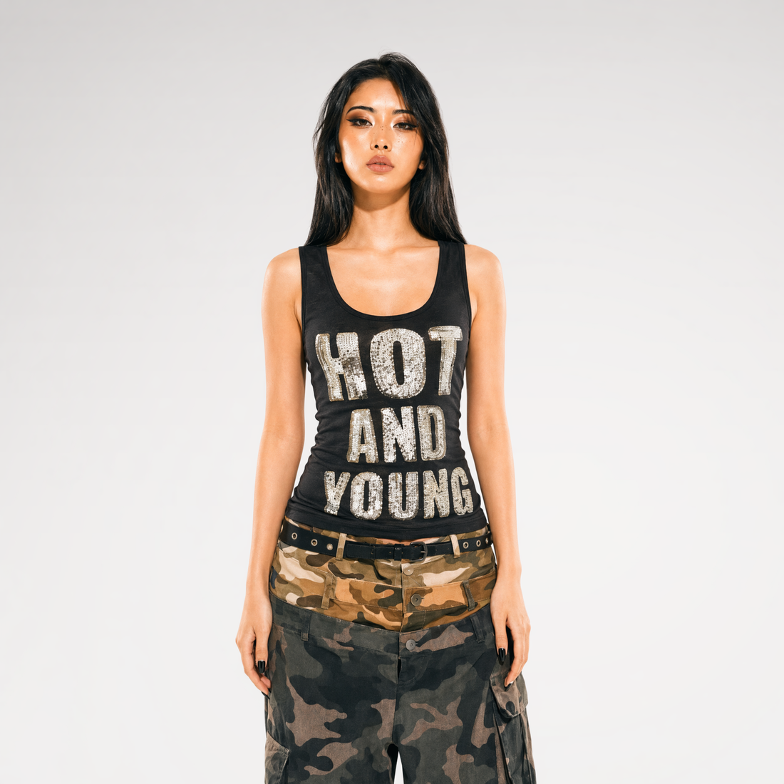 24ANS x UWA Sequin Embroidered Tank