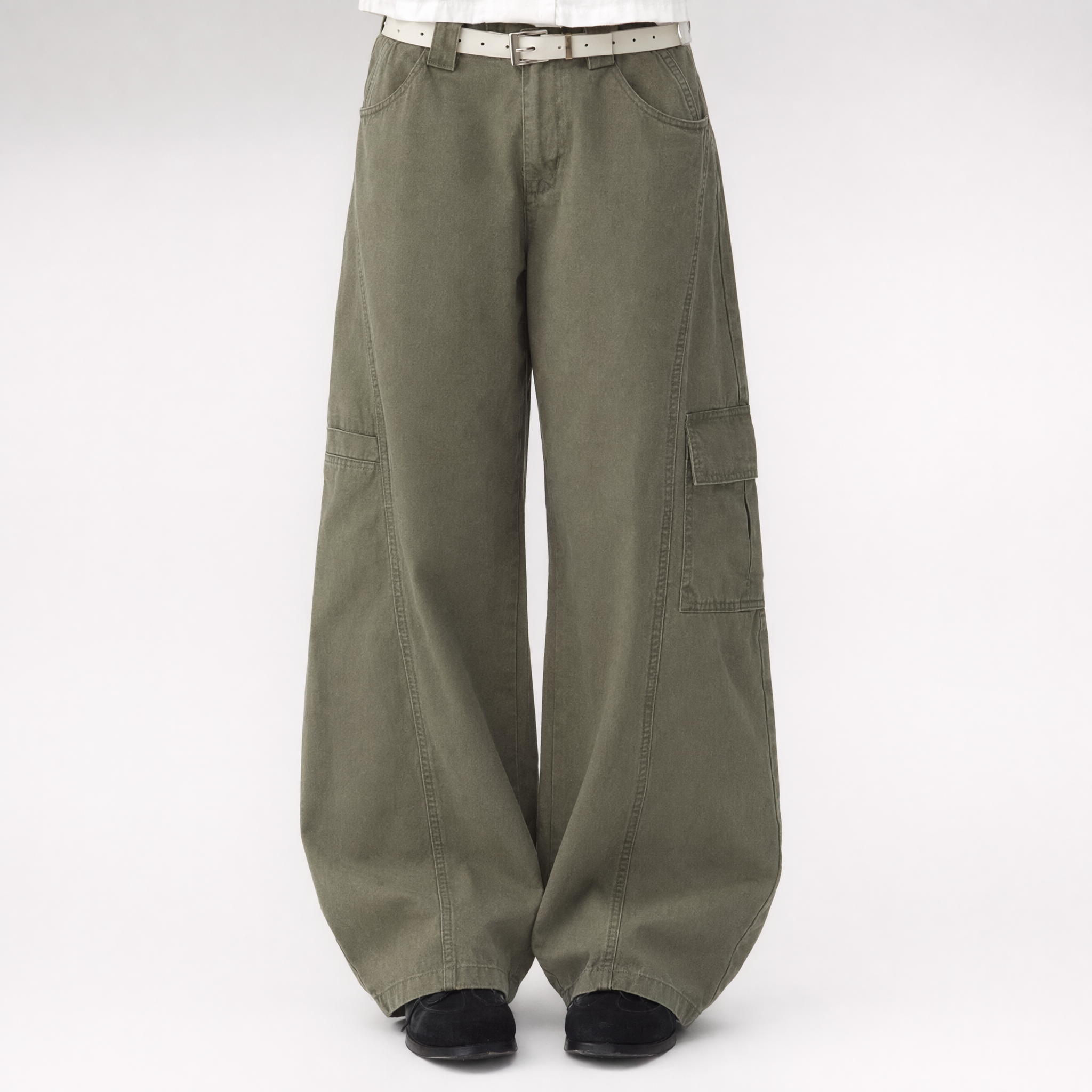 Utility Wide-Leg Pants