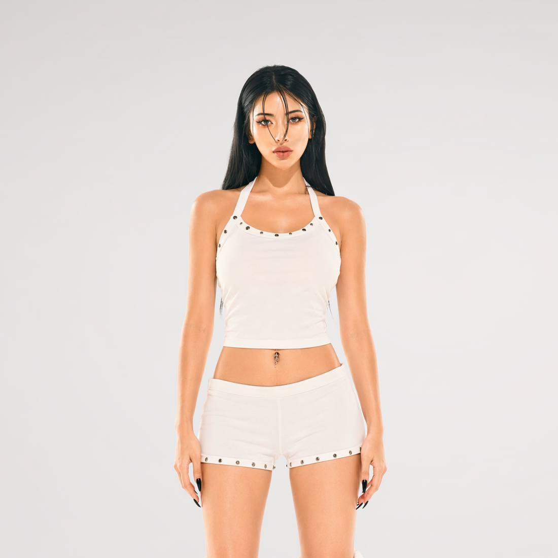 24ANS x UWA Studded Halter Shorts Set