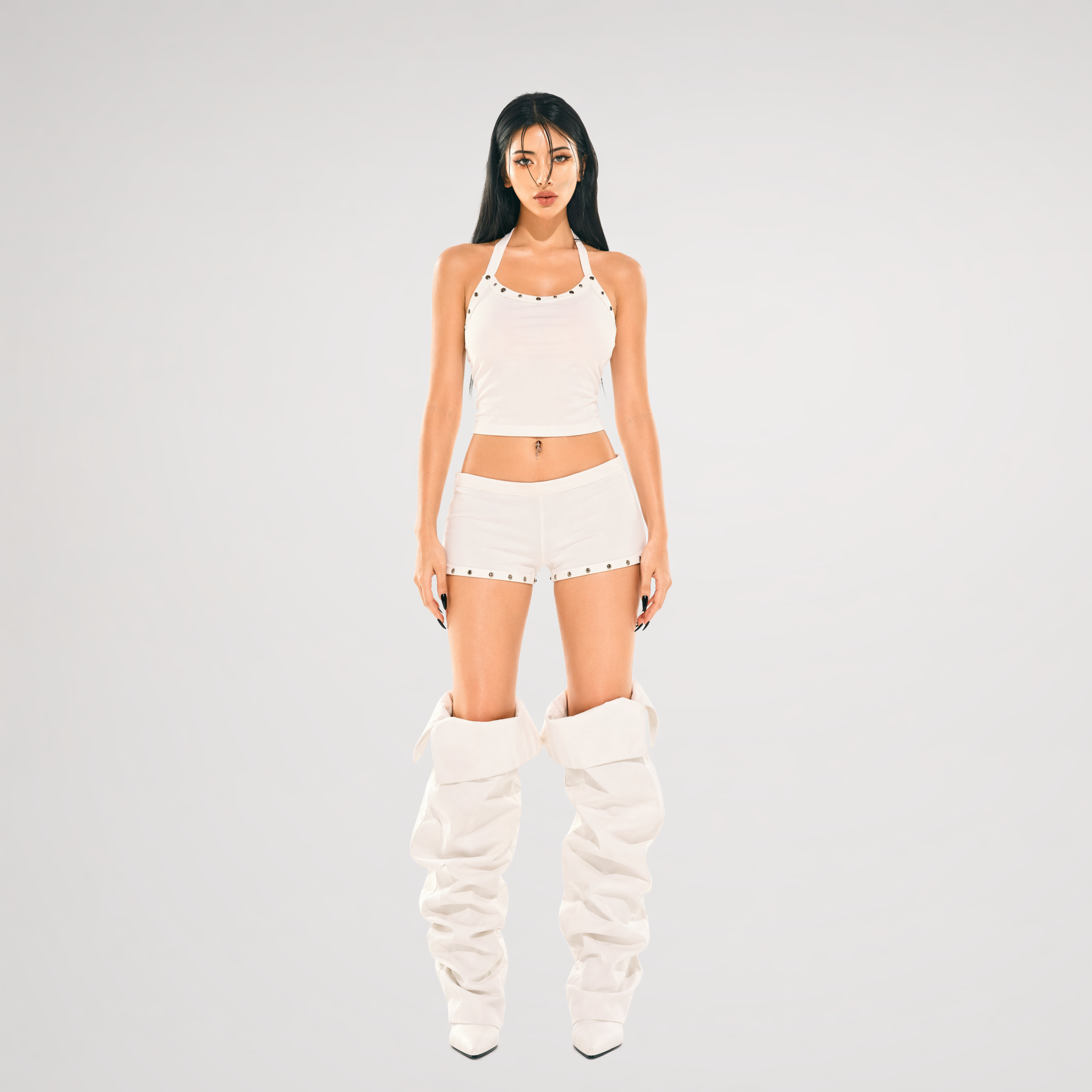 24ANS x UWA Studded Halter Shorts Set