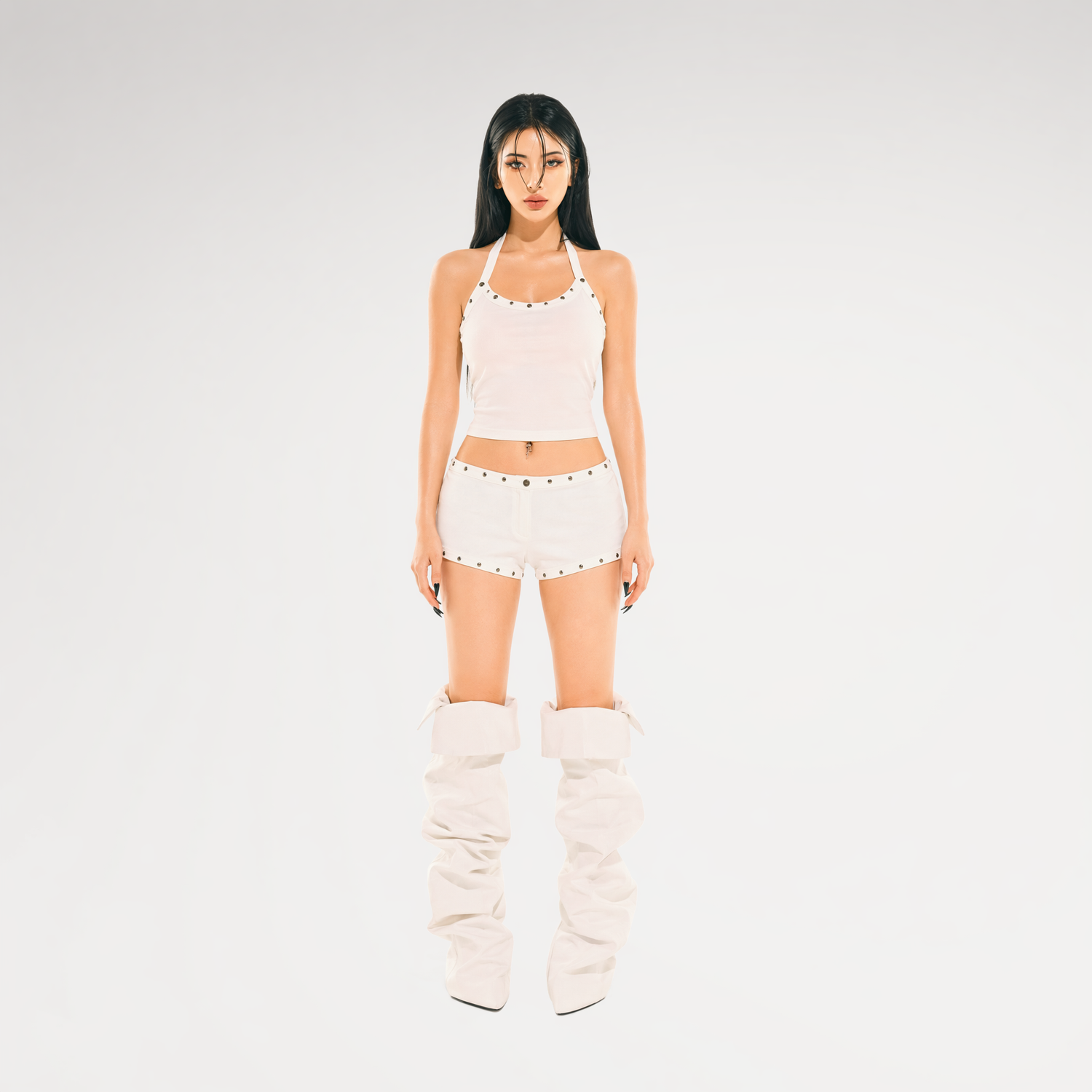 24ANS x UWA Studded Halter Shorts Set