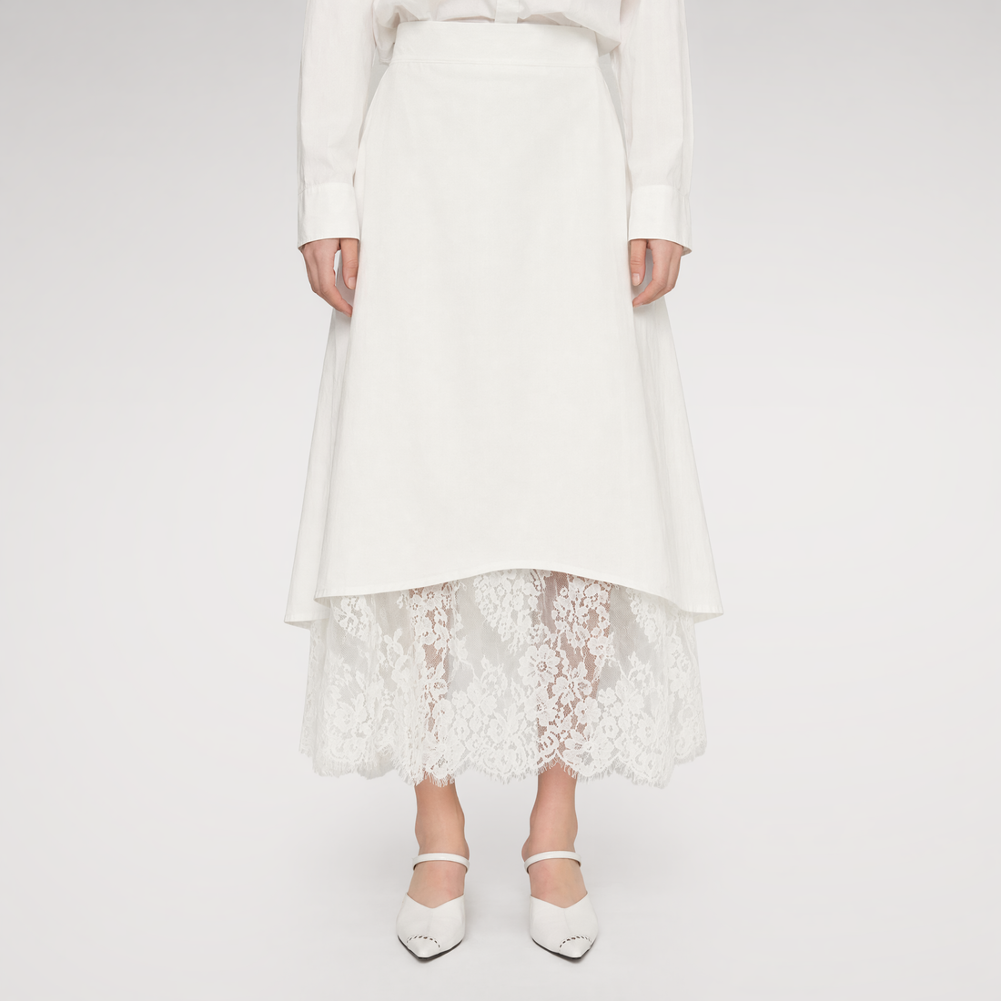 Lace A-Line Skirt