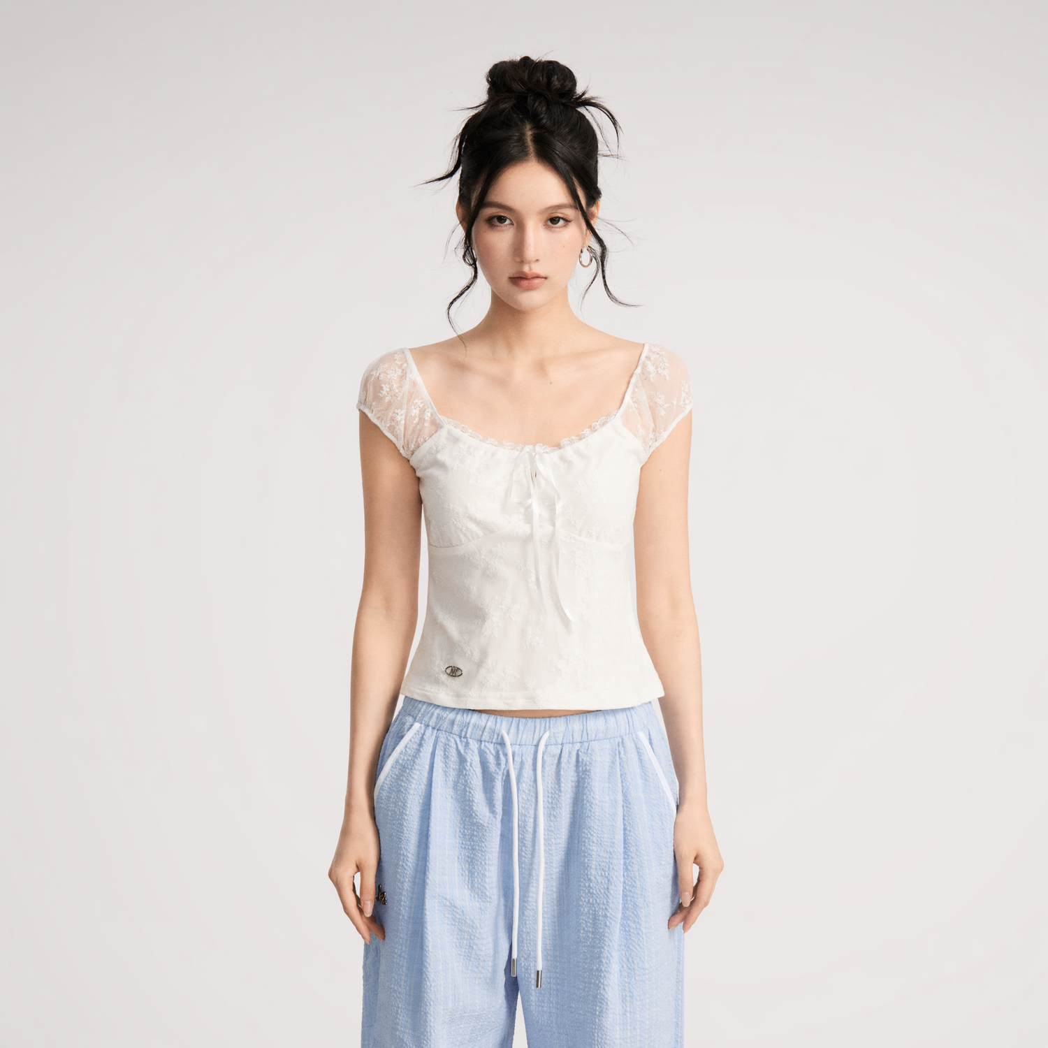 Lace Patchwork Top