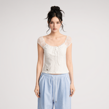Lace Patchwork Top