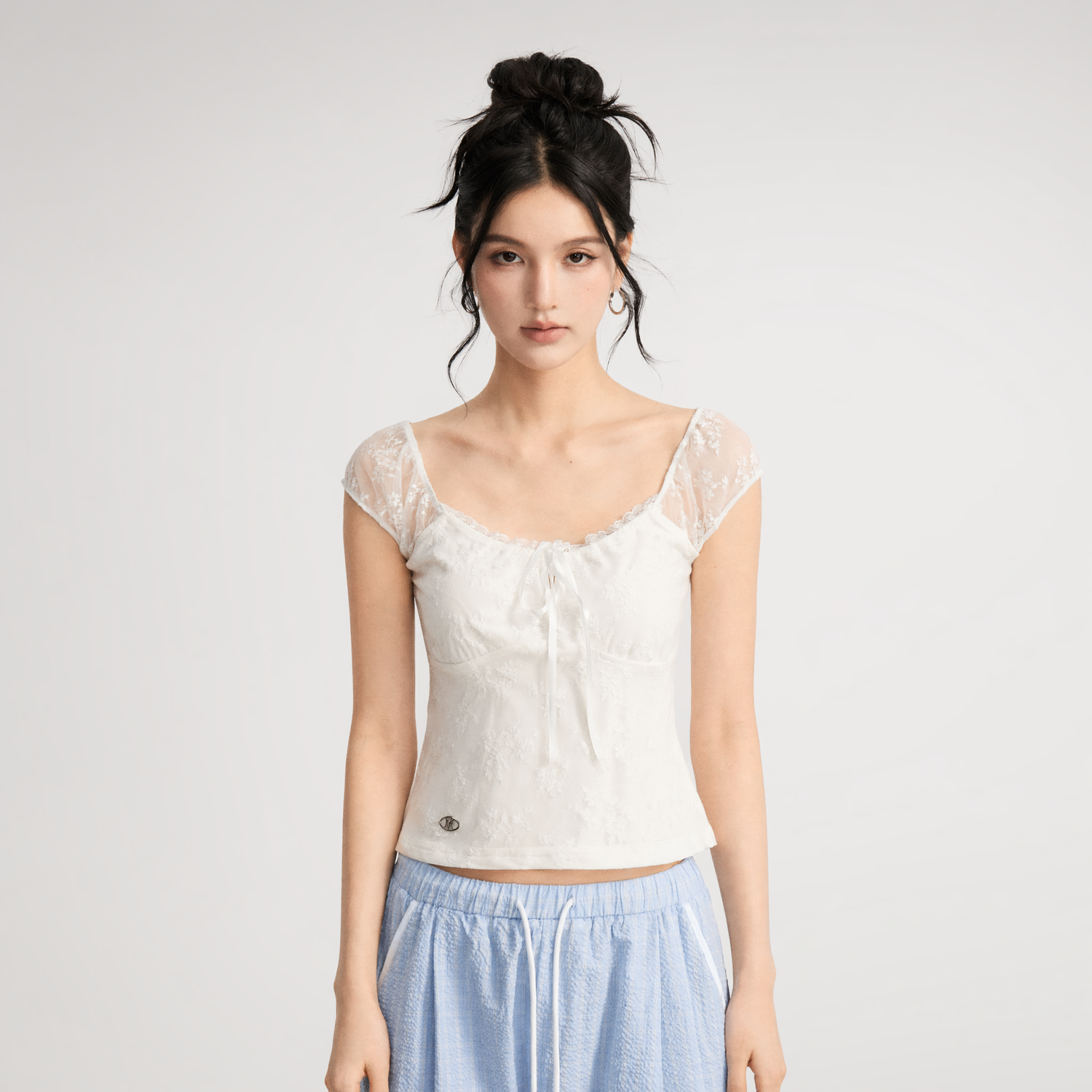 Lace Patchwork Top