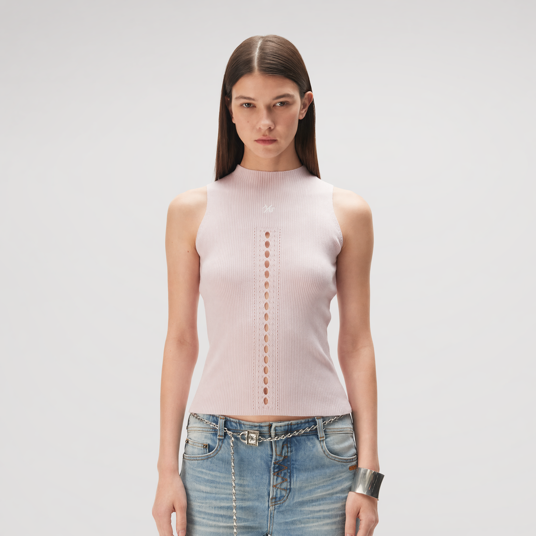 Ribbed Knit Slim Tank
