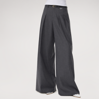 Tailored Wide-Leg Pants