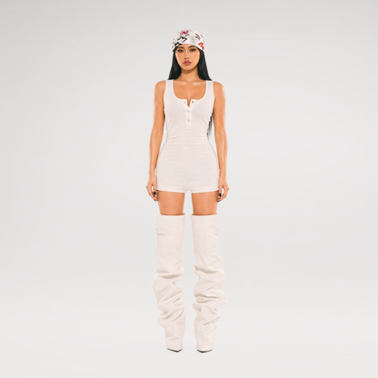 24ANS x UWA Sequin Embroidered Romper