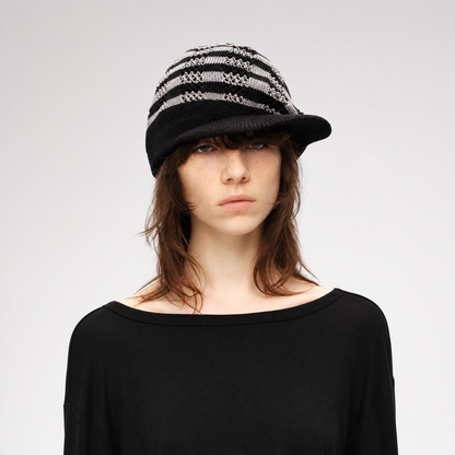 Washi Knit Short Brim Hat