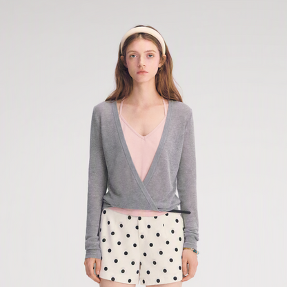 Lyocell Faux Two Knit