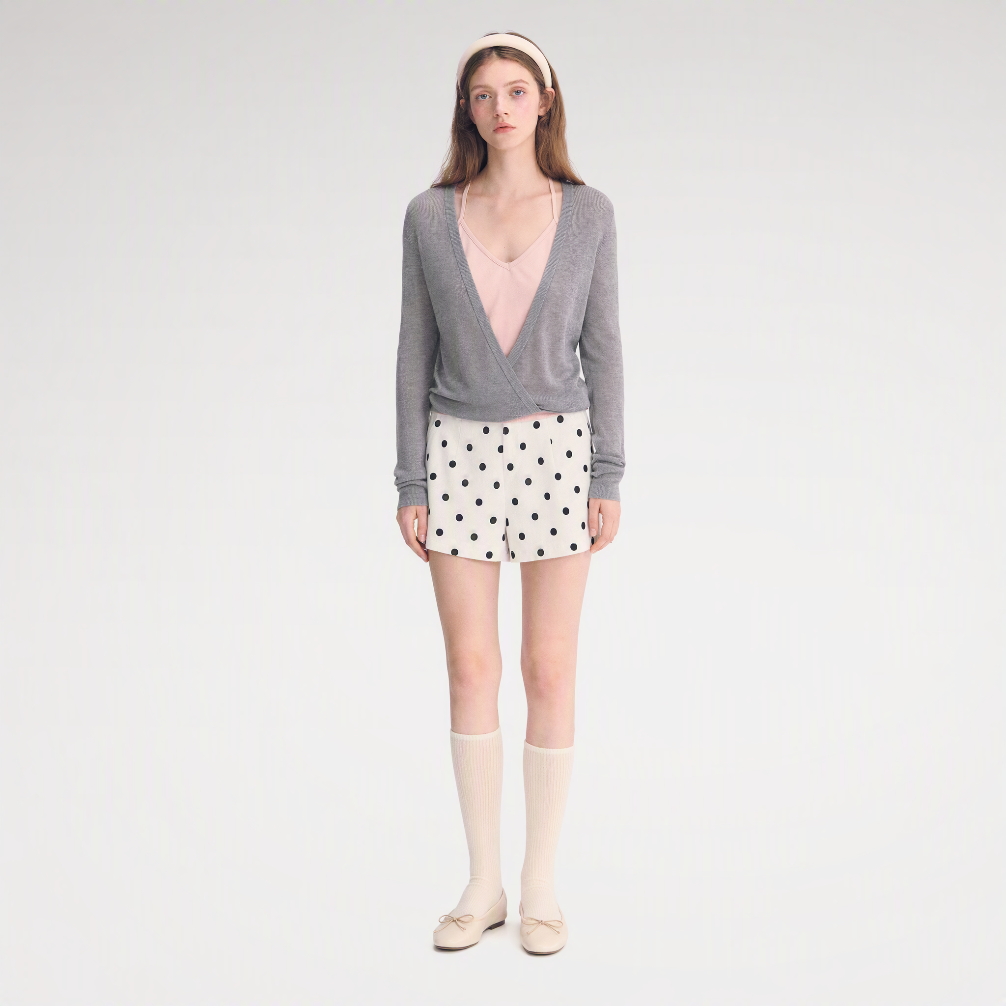 Lyocell Faux Two Knit