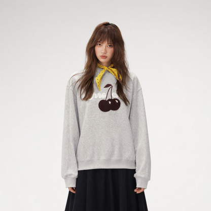 Cherry Letter Sweatshirt
