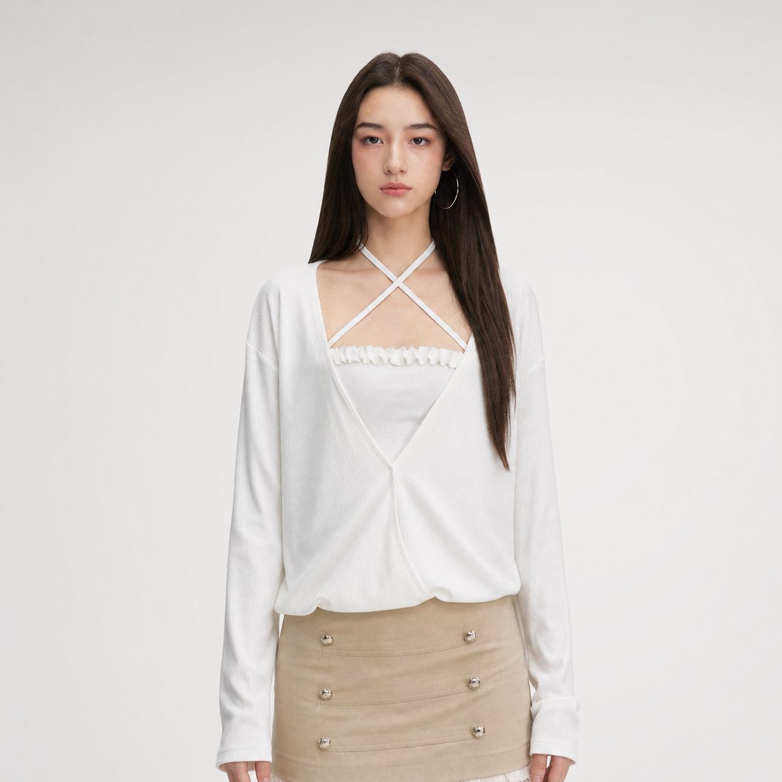 Cross Strap Bandeau Top