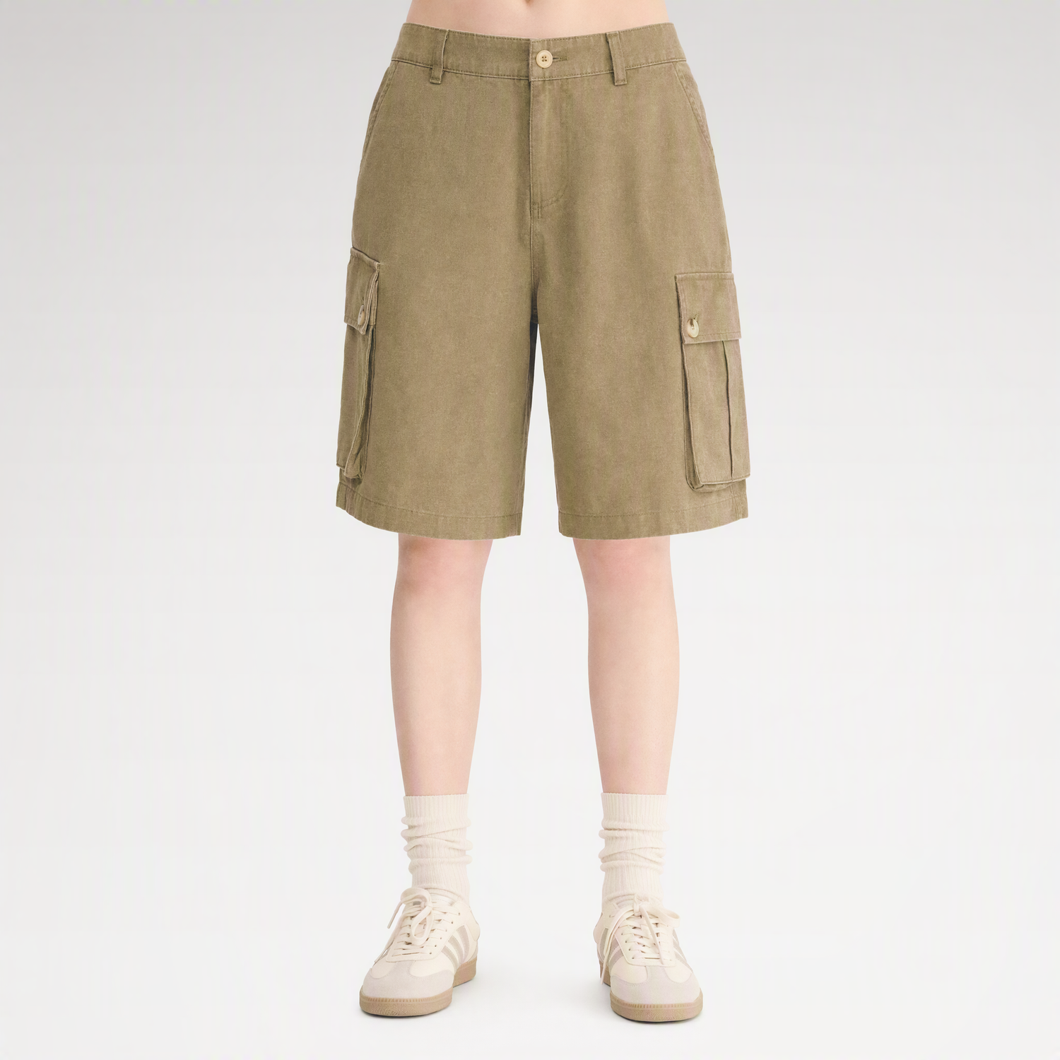 Washed Cargo Shorts