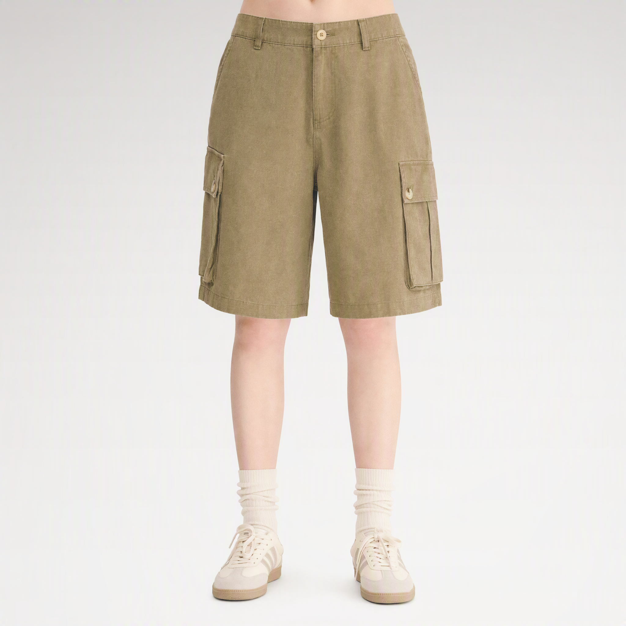 Washed Cargo Shorts