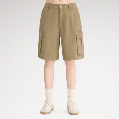 Washed Cargo Shorts