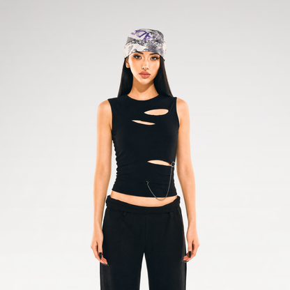 24ANS x UWA Hole Chain Tank Top
