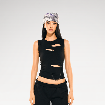 24ANS x UWA Hole Chain Tank Top