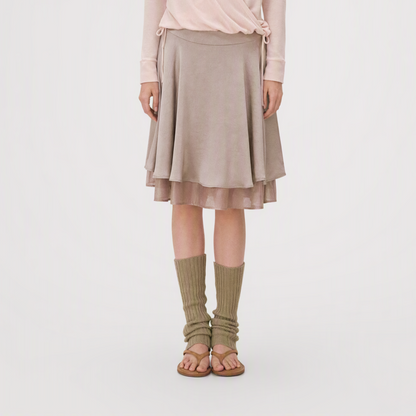 Satin Midi Skirt