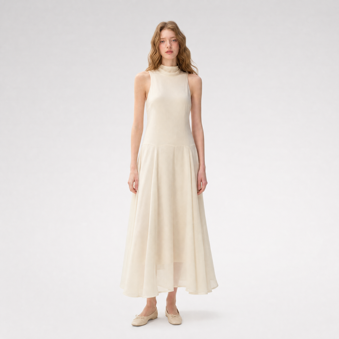 Bow Detail Sleeveless Dress