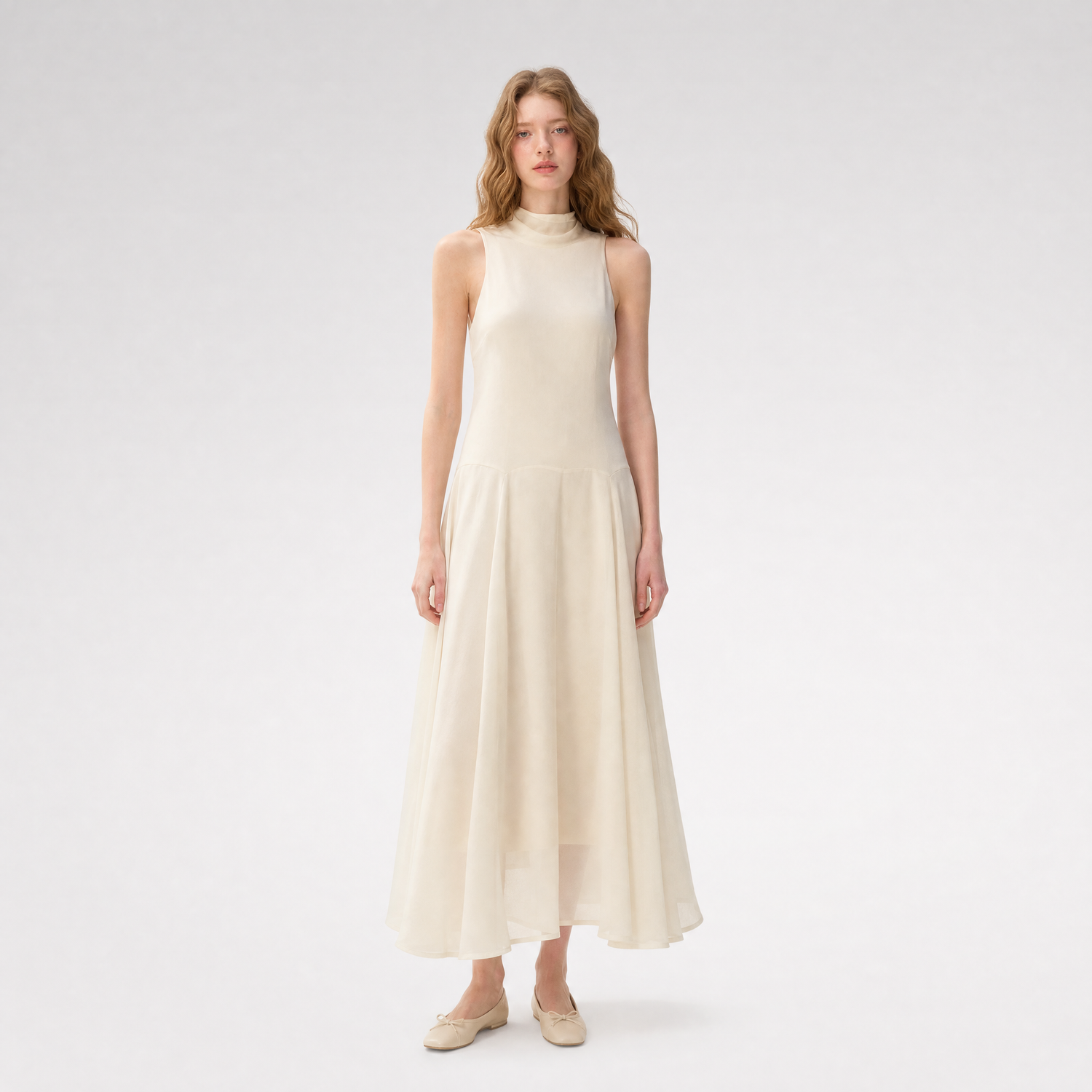 Bow Detail Sleeveless Dress