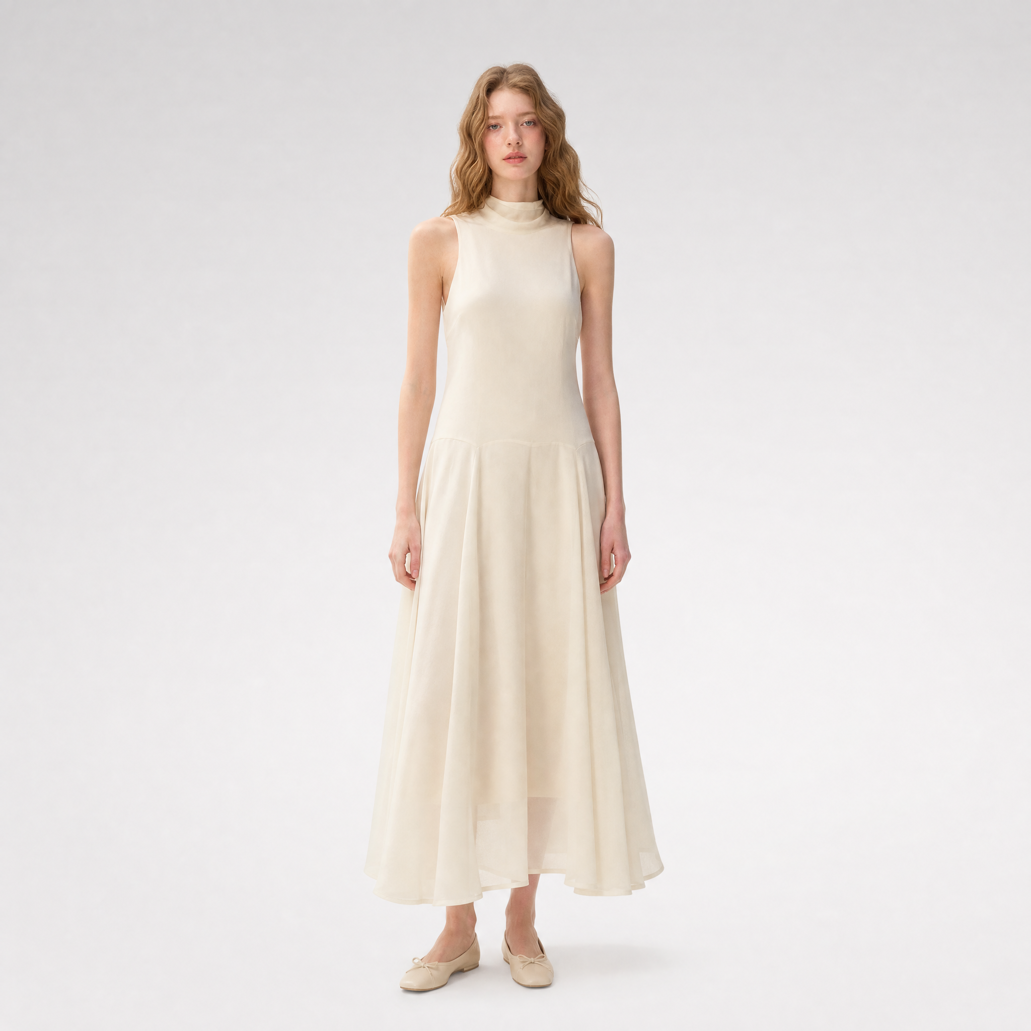 Bow Detail Sleeveless Dress