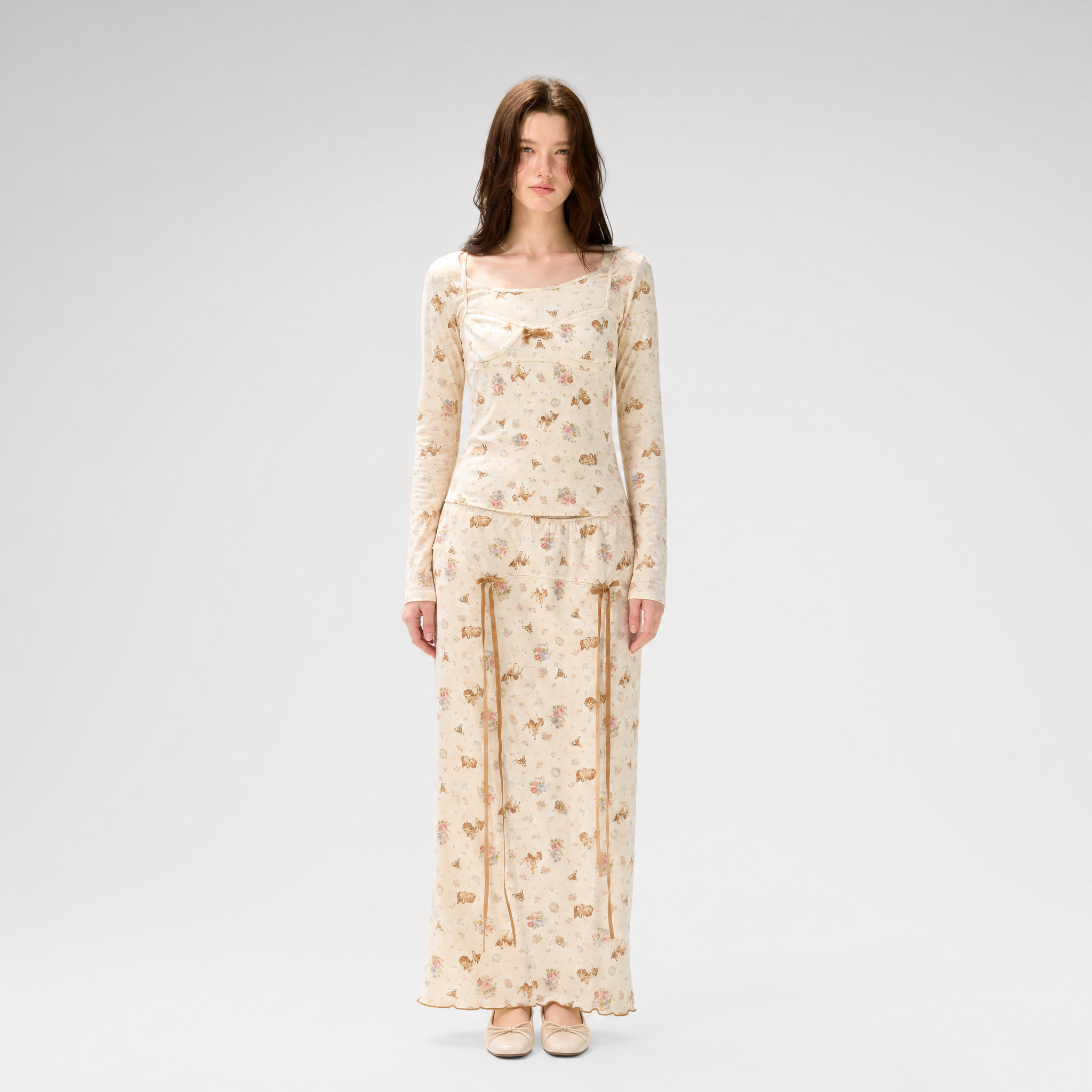 Soft Deer Print Set