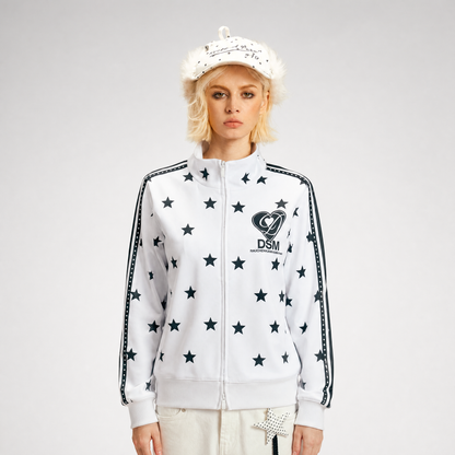 Star Print Slim Jacket