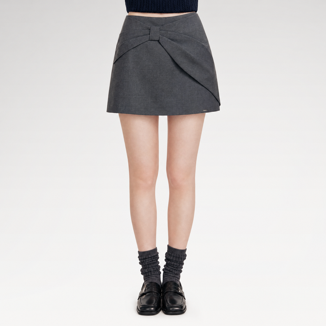 Three-Dimensional Bow A-Line Skirt