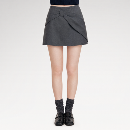Three-Dimensional Bow A-Line Skirt