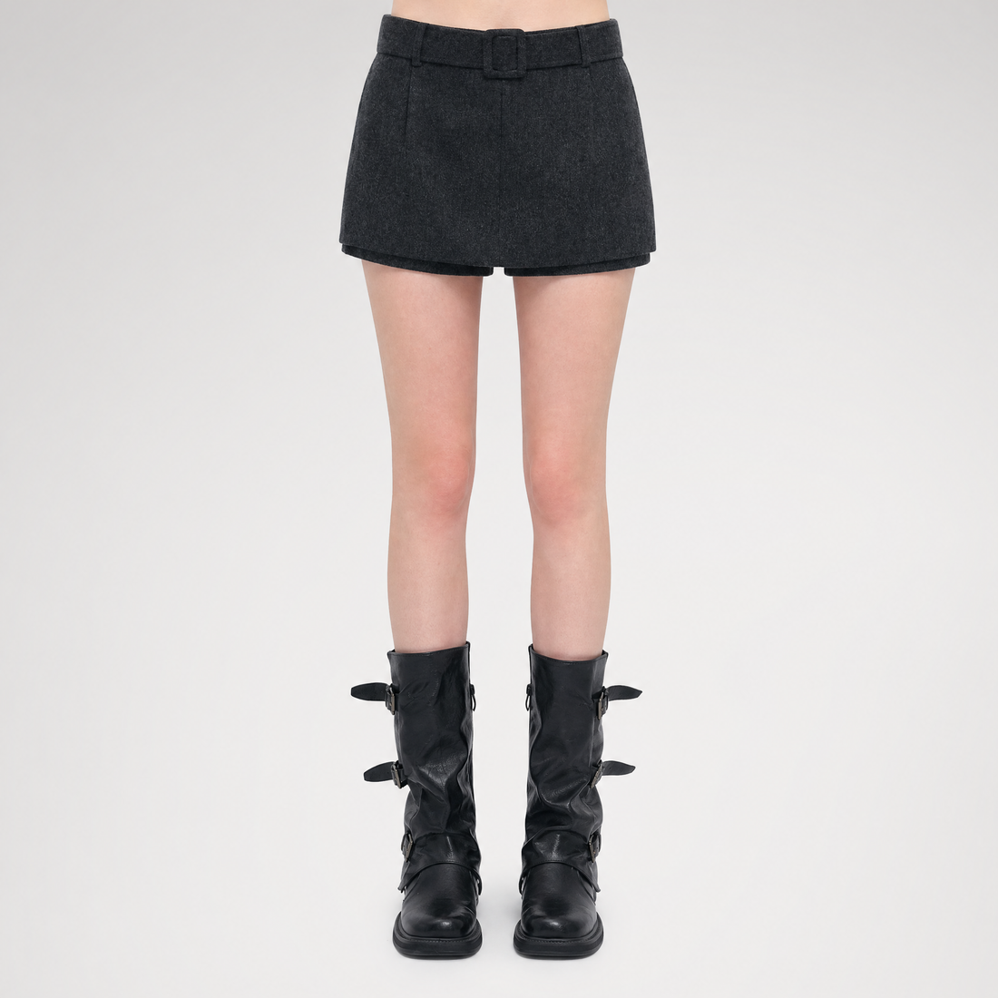 Retro Pattern A-Line Skort