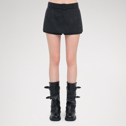 Retro Pattern A-Line Skort