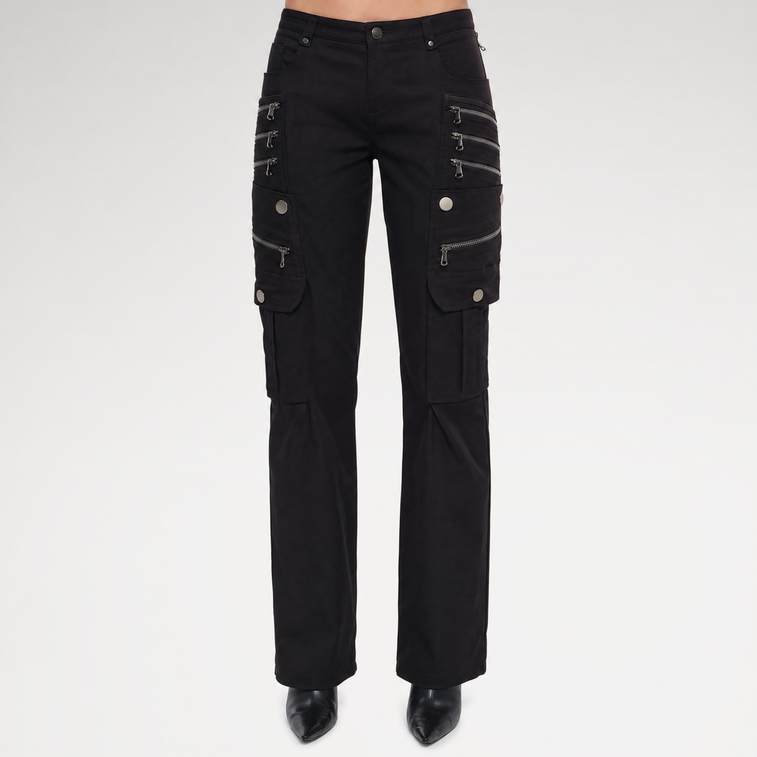 Deconstructed Zip Cargo Pants
