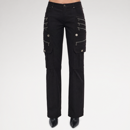 Deconstructed Zip Cargo Pants