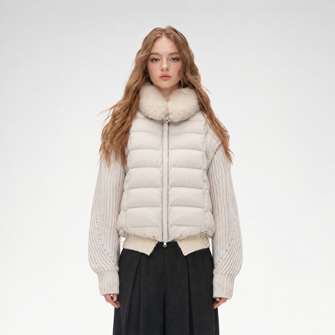 Detachable Sleeve Down Vest