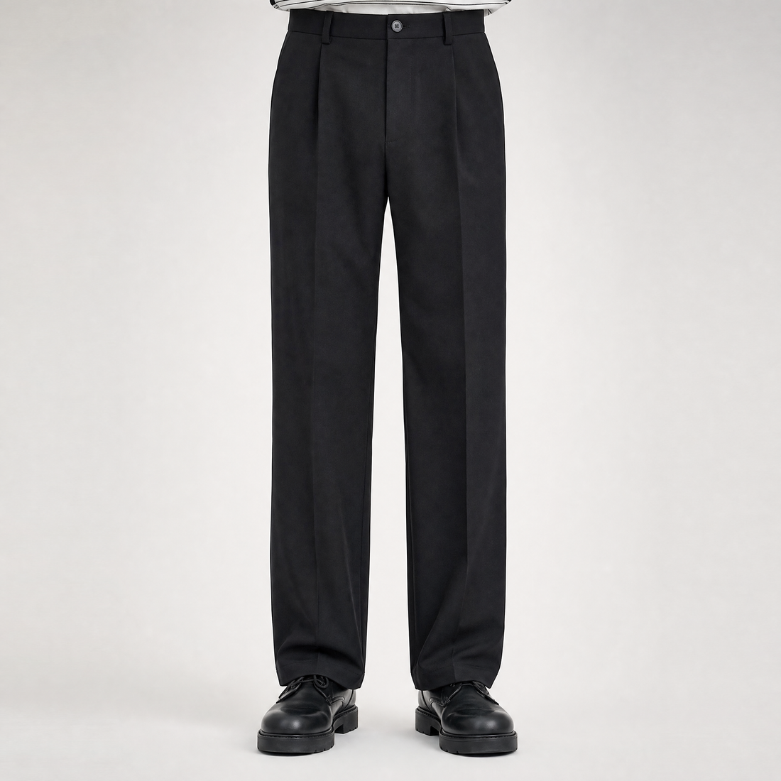 Micro-Stretch Straight-Leg TR Trousers
