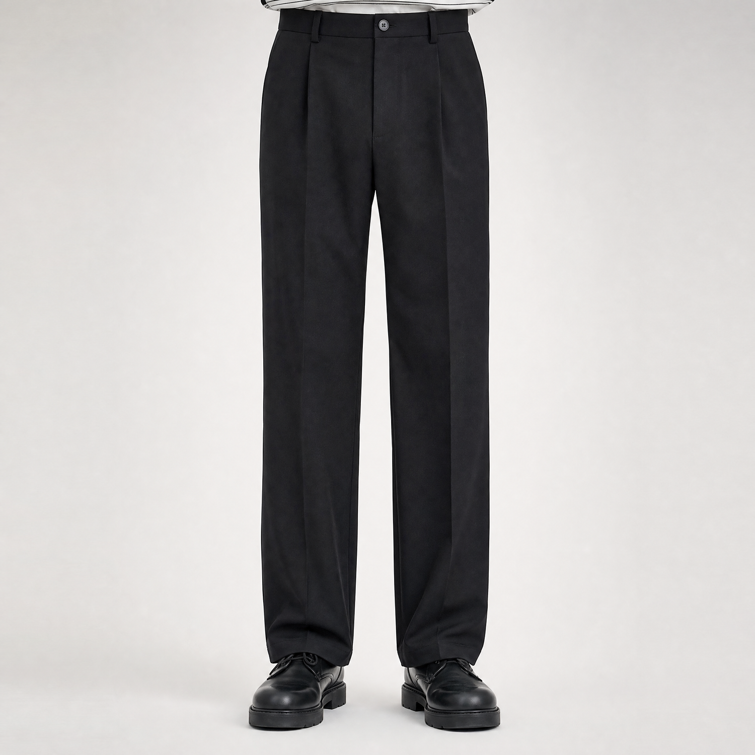 Micro-Stretch Straight-Leg TR Trousers