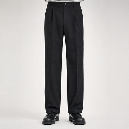 Micro-Stretch Straight-Leg TR Trousers
