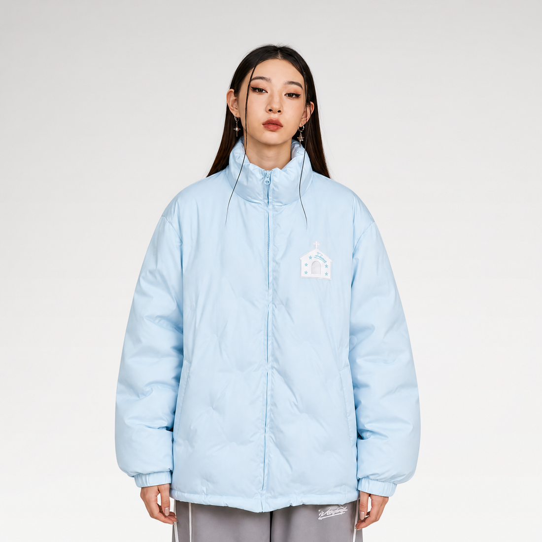 Textured Lightweight Down Jacket