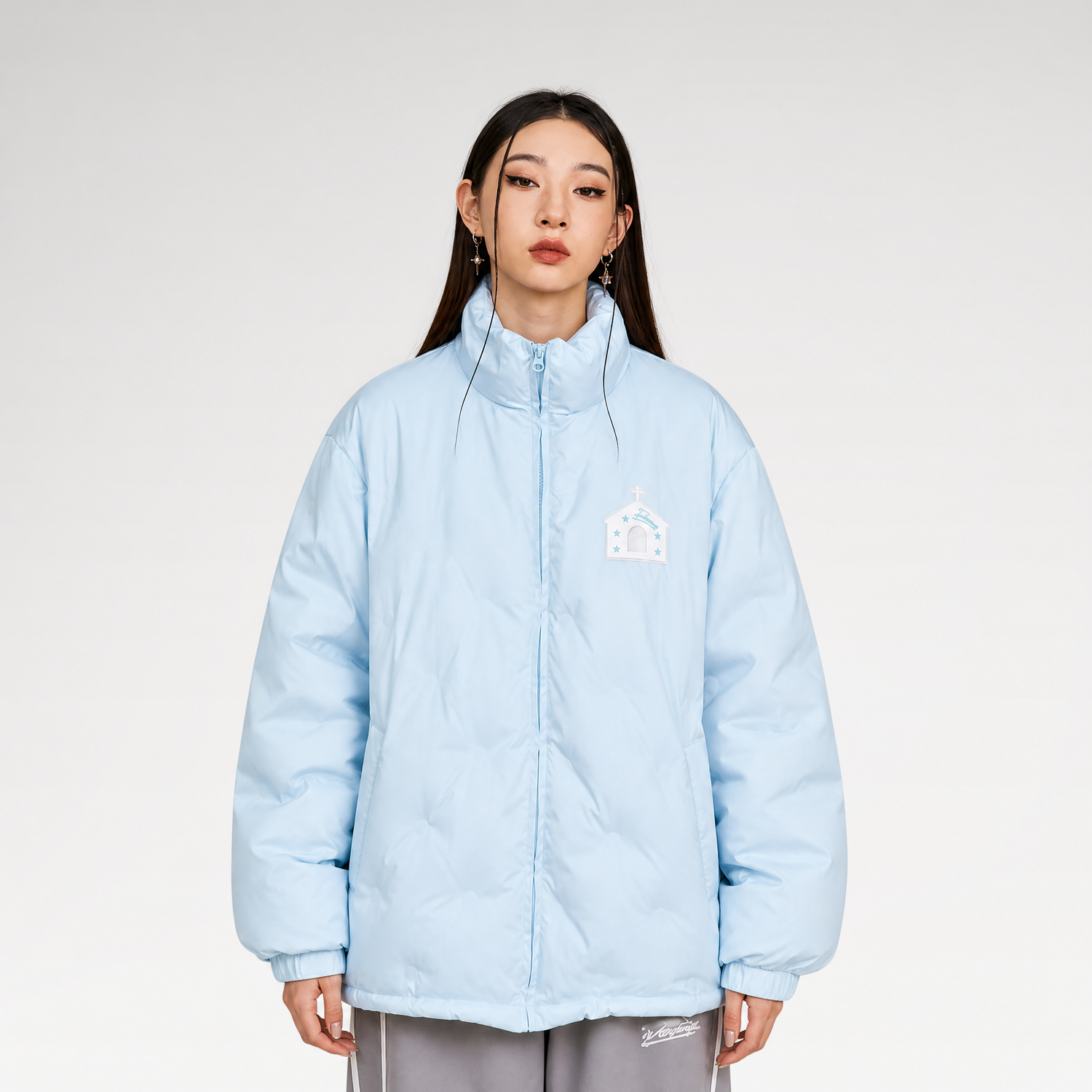 Textured Lightweight Down Jacket
