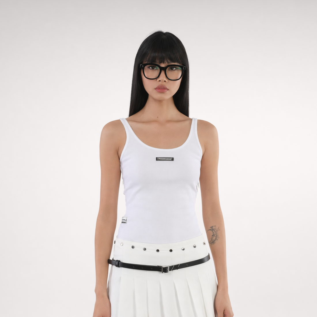 Scoop Waist Tie Top