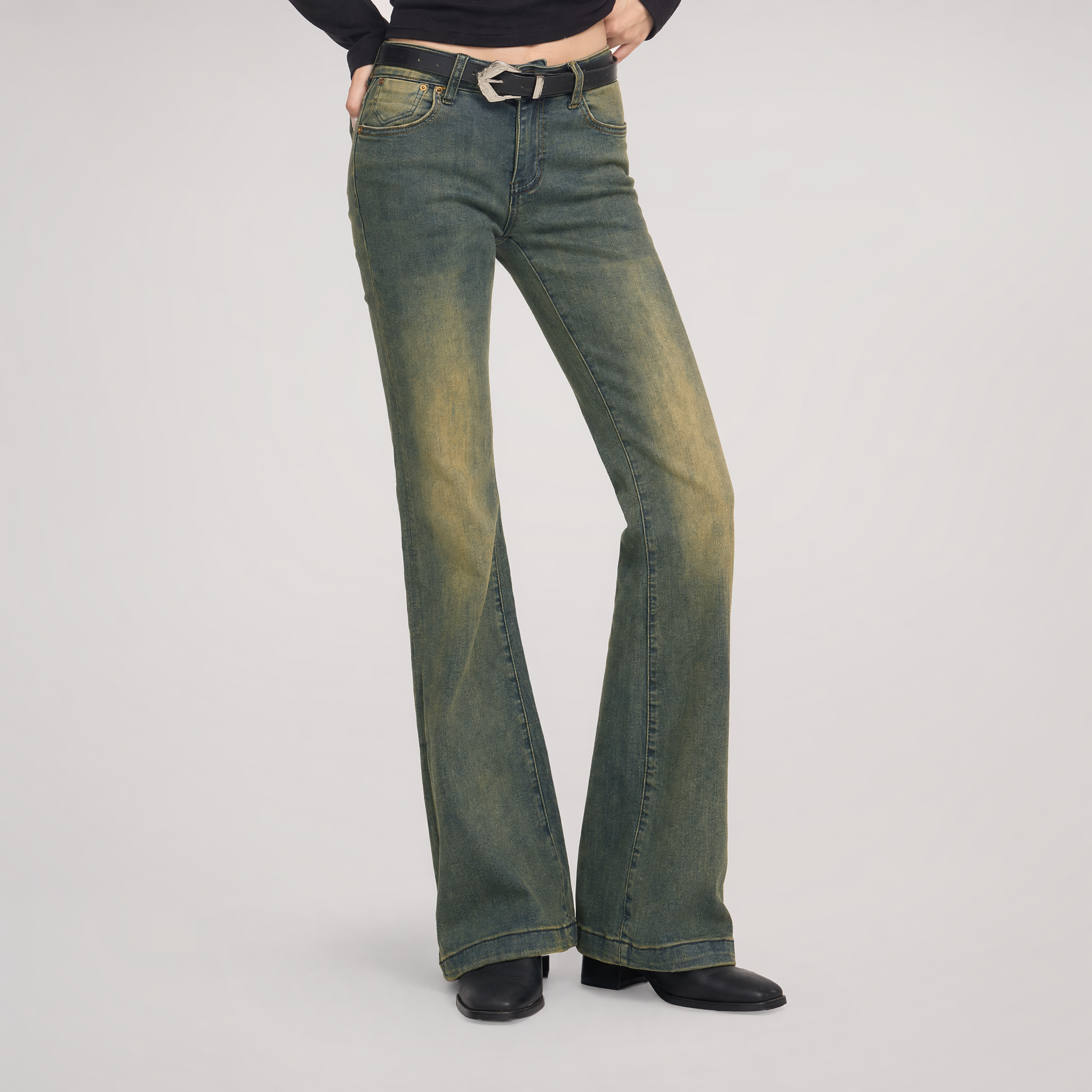 Vintage Micro-Flare Jeans