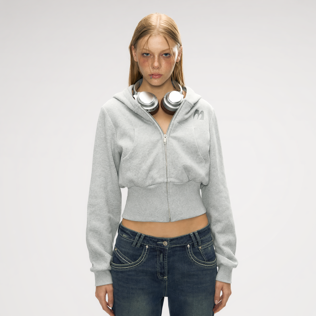 Colorblock Zip Hoodie