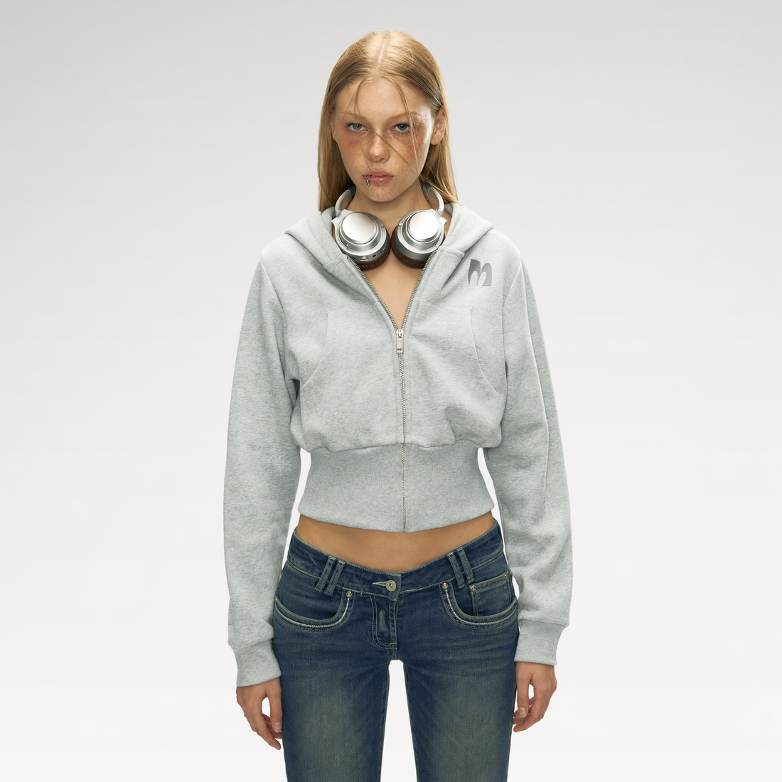 Colorblock Zip Hoodie