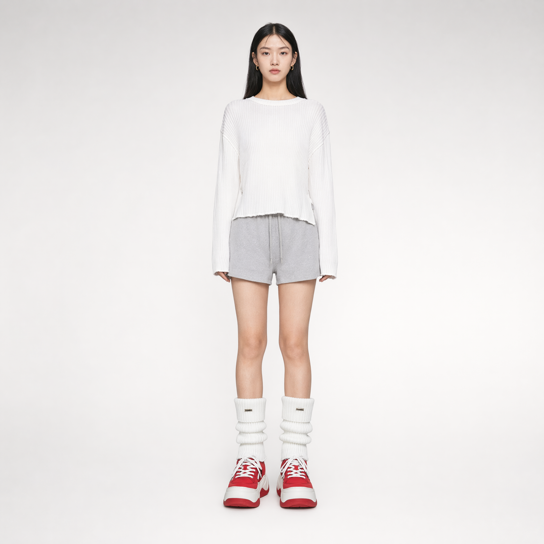 Red Platform Sneakers